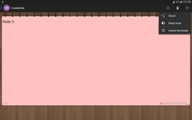 CreateNote android App screenshot 1