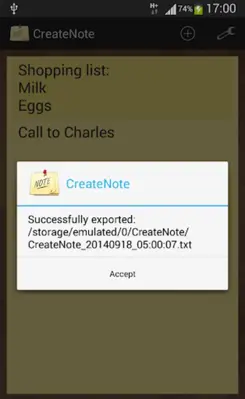 CreateNote android App screenshot 5